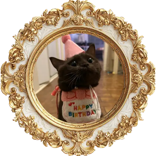 Framed pet portrait