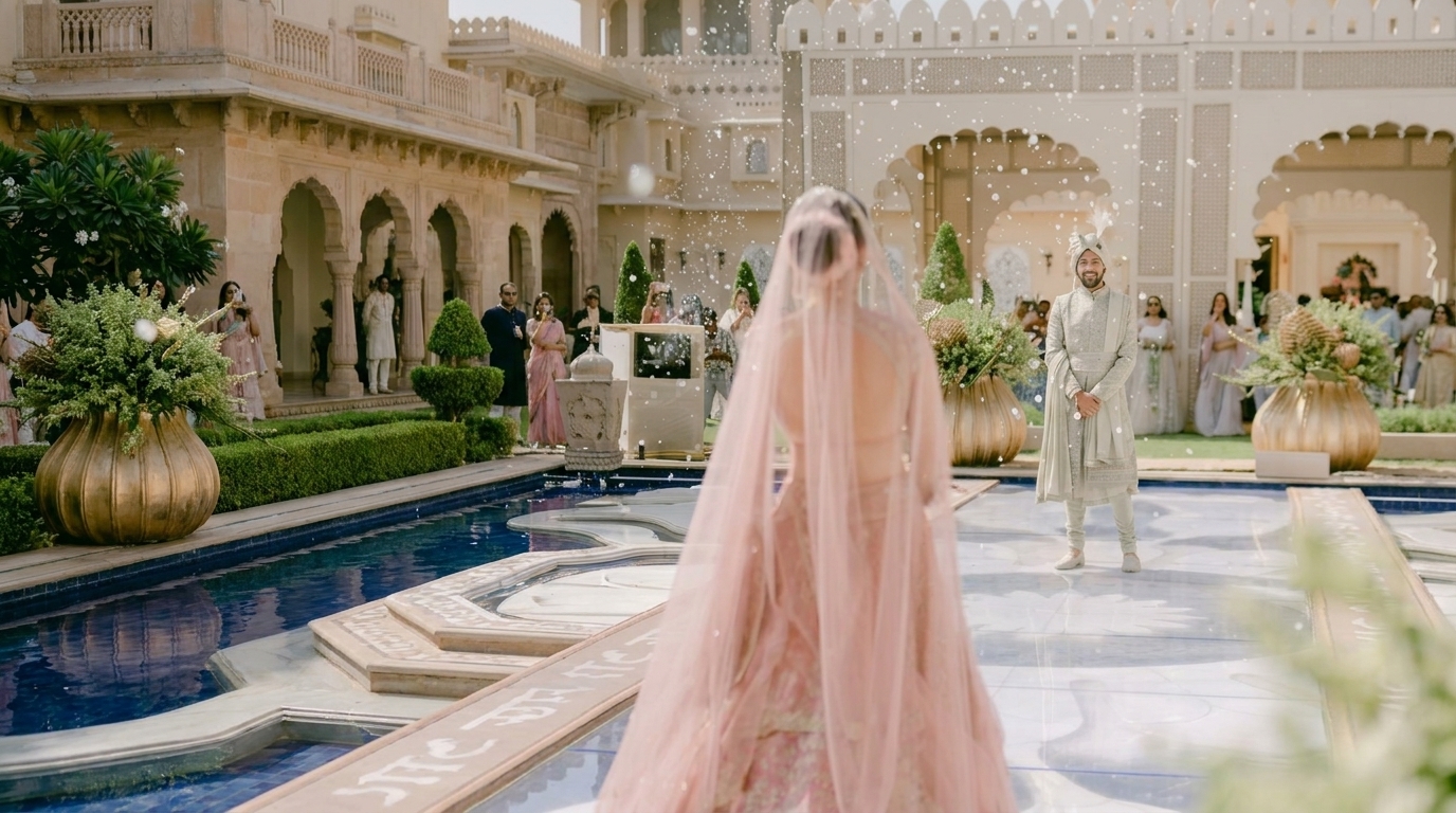 Royal palace wedding