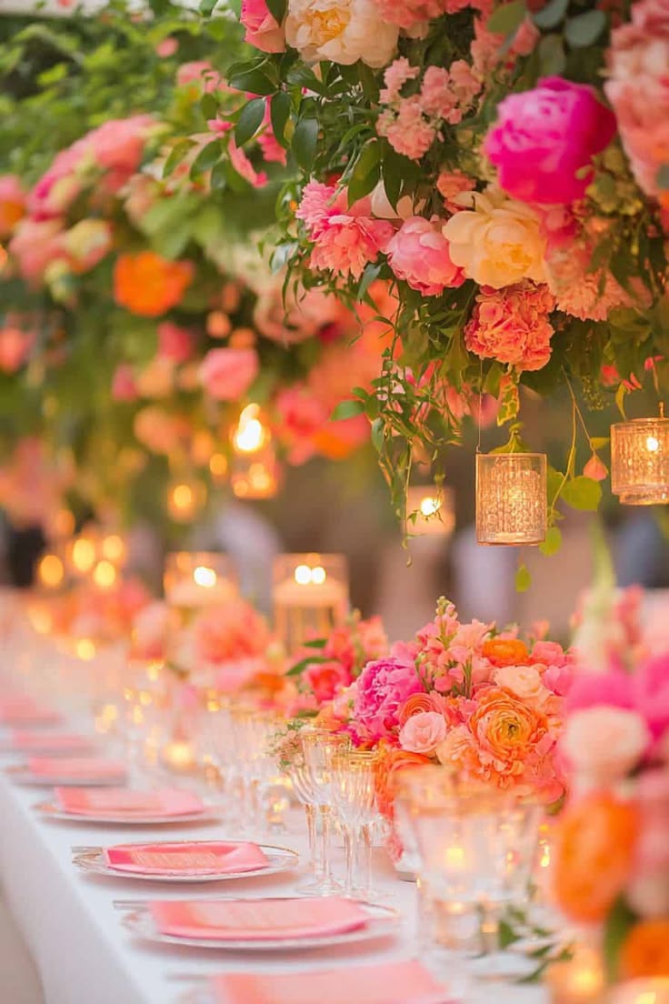 Elegant private celebration table