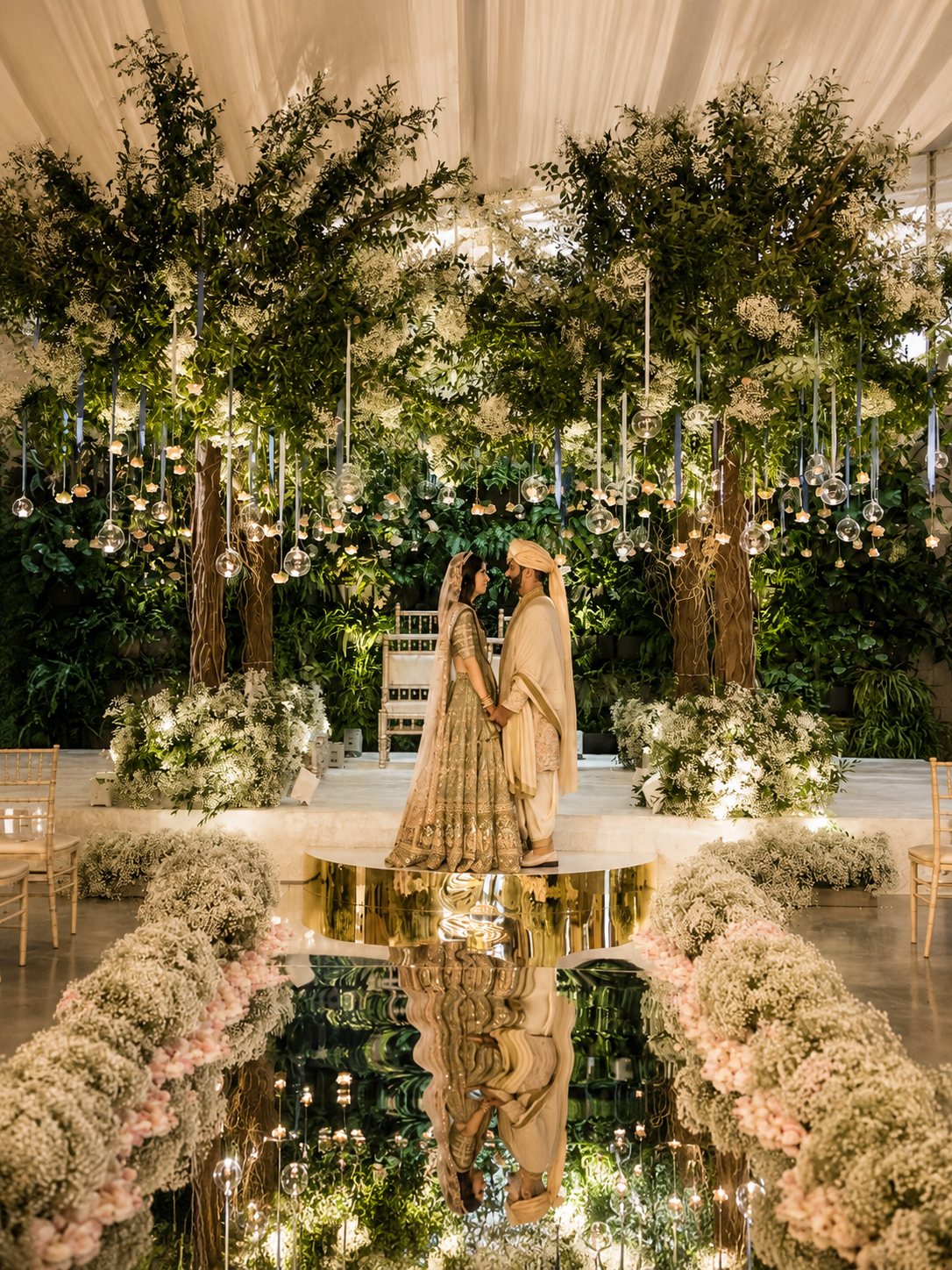 Luxury wedding celebration